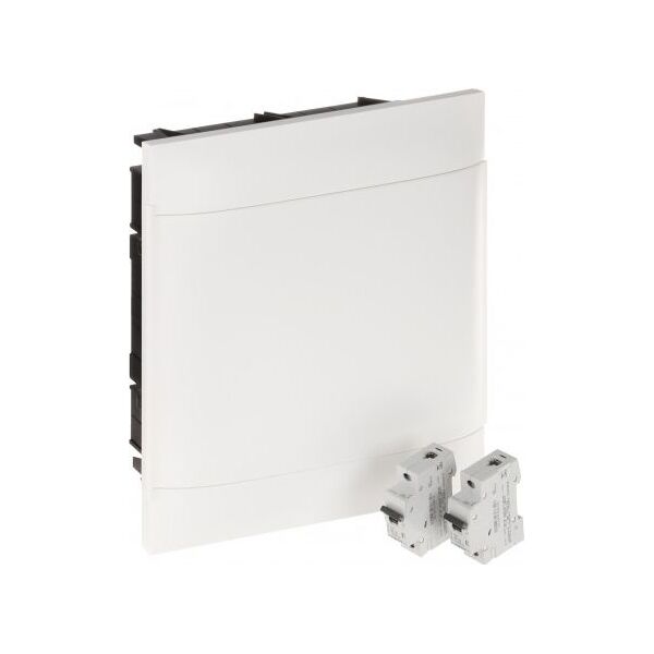 Legrand Rozdzielnica modułowa podtynkowa PRACTIBOX S 2x12 drzwi białe 2x1P B16 RX3 135362P