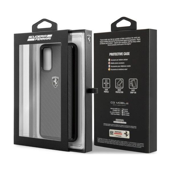 Ferrari Ferrari Hardcase FEHCAHCS62BK S20 G980 black/czarny Carbon Heritage
