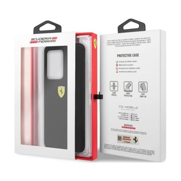 Ferrari Ferrari Hardcase FESSIHCS69BK S20 Ultra G988 czarny/black Silicone