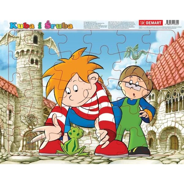 Demart Puzzle ramkowe - Kuba i śruba