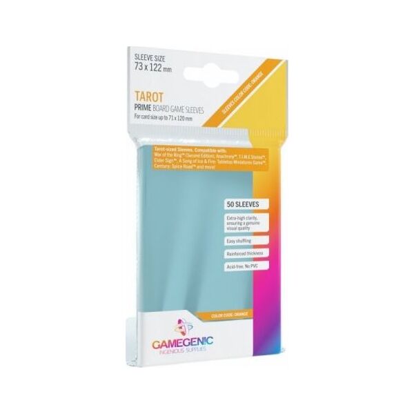Gamegenic Gamegenic: Prime Tarot-Sized Sleeves (73x122 mm), 50 sztuk