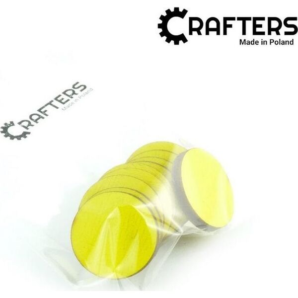 Crafters Crafters: Znaczniki drewniane - Żółte (10)
