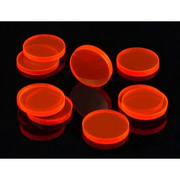Crafters Crafters: Znaczniki akrylowe - Transparentne - Fluo - Czerwone (10)