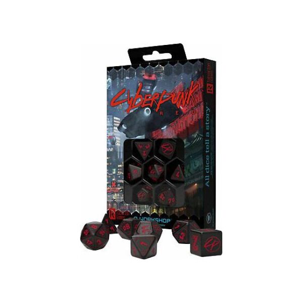 Q-Workshop Kości Cyberpunk Red