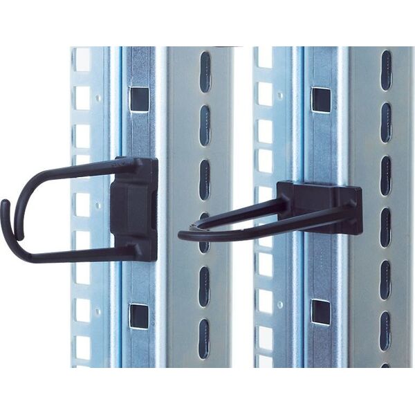 Triton TRITON Plastový háček pro vedení kabeláže velký, 60x30mm, černý