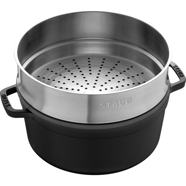 STAUB Garnek STAUB żeliwny okrągły wkład 4.6 ltr czarny uniwersalny