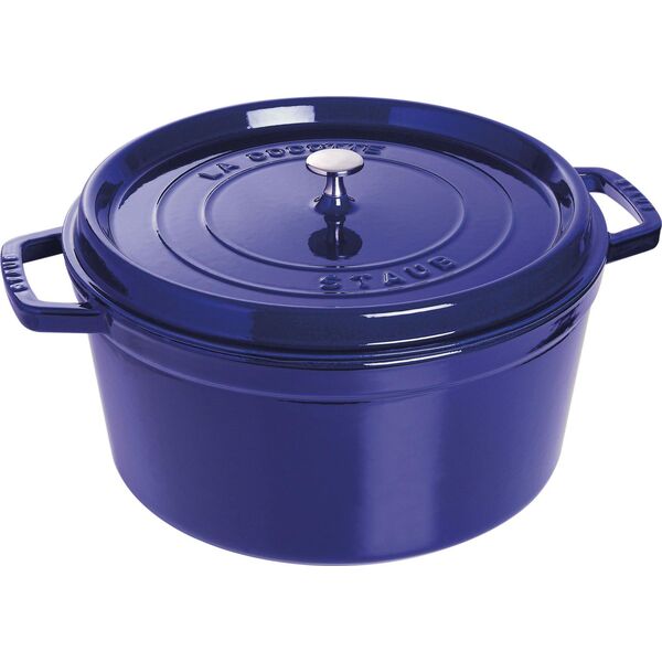 STAUB Garnek żeliwny okrągły 8.35l niebieski