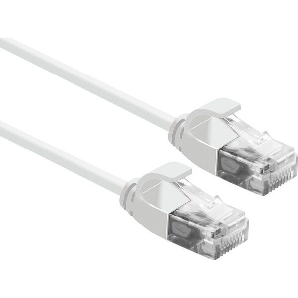Roline Patchcord ROLINE data center UTP kat. 6A (klasa EA), LSOH,slim, biały, 0,3m