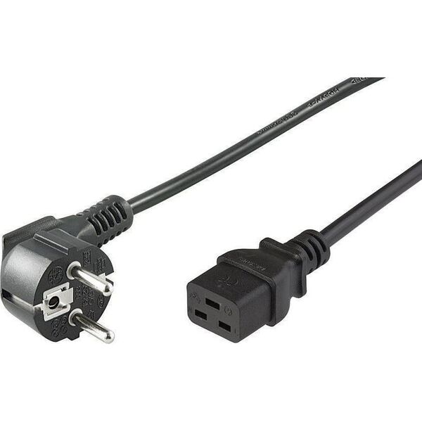 Kabel zasilający MicroConnect Power Cord CEE 7/7 - C19 0.5m