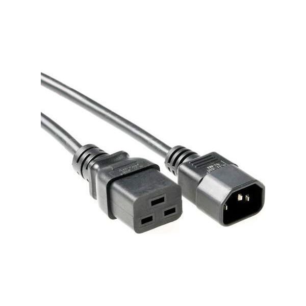 Kabel zasilający MicroConnect Power Cord C19-C14 3m Black