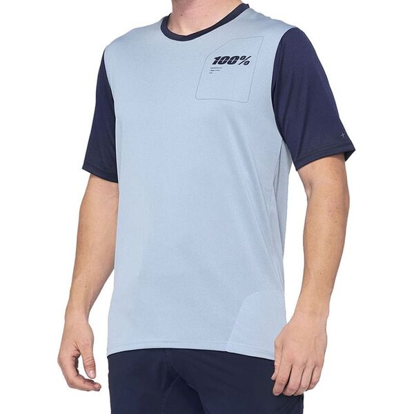 100% Koszulka męska Ridecamp Jersey light slate navy r. XL