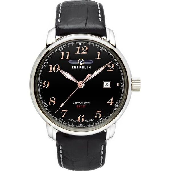 Zegarek Zeppelin LZ127 7656-2 Automatik Czarny (258329)