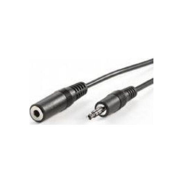 Kabel Value Jack 3.5mm - Jack 3.5mm 5m czarny (11.99.4355)