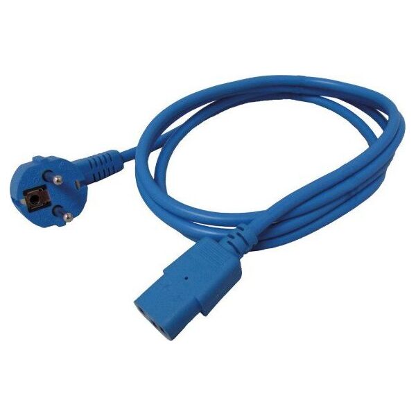 Kabel zasilający Roline ROLINE Kabel zasilający do monitora IEC 320-C13 1.8m niebieski