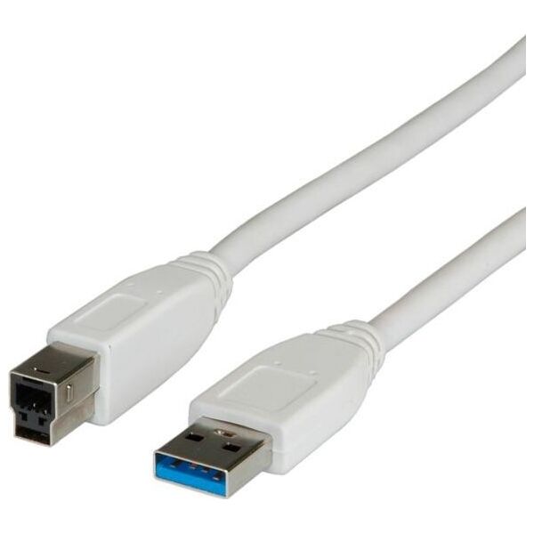 Kabel USB RBLINE USB-A - USB-B 1.8 m Szary (S3002)