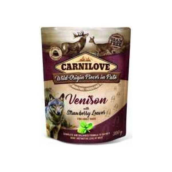 Carnilove Brit Carnilove Venison Strawberry Leaves Dziczyzna Liście Truskawek 300 g