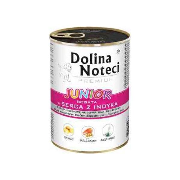 Dolina Noteci Dolina Noteci Premium Serca z Indyka Junior 400 g