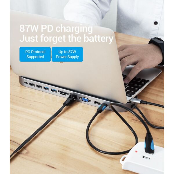 Stacja/replikator Vention 12w1 USB-C