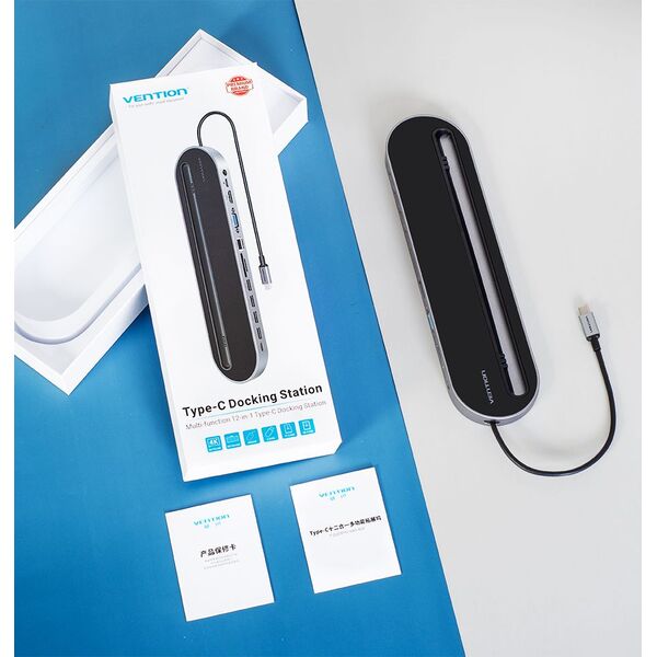Stacja/replikator Vention 12w1 USB-C