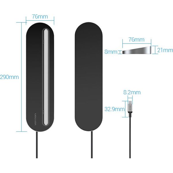 Stacja/replikator Vention 12w1 USB-C