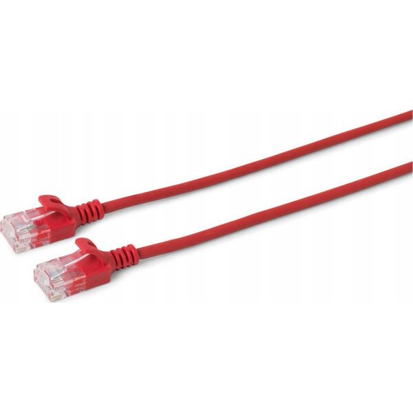 MicroConnect U/UTP CAT6A Slim 5M Red