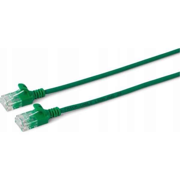 MicroConnect U/UTP CAT6A Slim 7.5M Green
