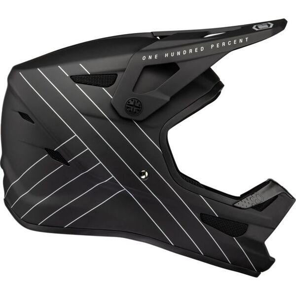 100% Kask full face STATUS DH/BMX Essential Black r. XL (61-62 cm)