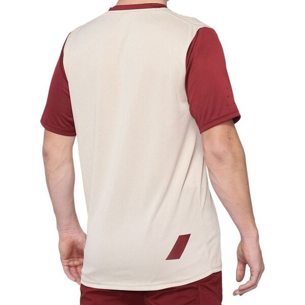 100% Koszulka męska 100% RIDECAMP Jersey krótki rękaw stone brick roz. M