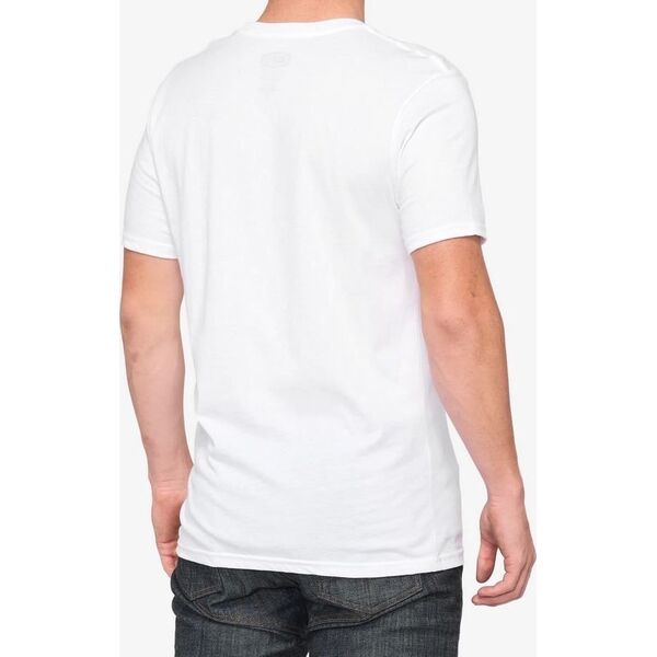 100% T-shirt 100% BRISTOL krótki rękaw white roz. M (NEW)