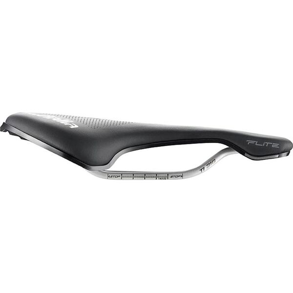 Selle Italia Siodło SELLE ITALIA FLITE BOOST SUPERFLOW L (id match - L3) TI 316 Tube 7, fibra-tek, czarne (NEW)