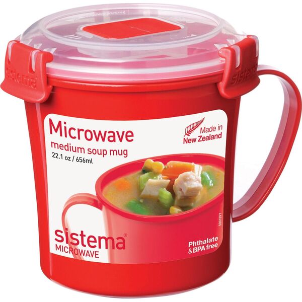 Sistema 656ml Medium Soup Mug Microwave (6)
