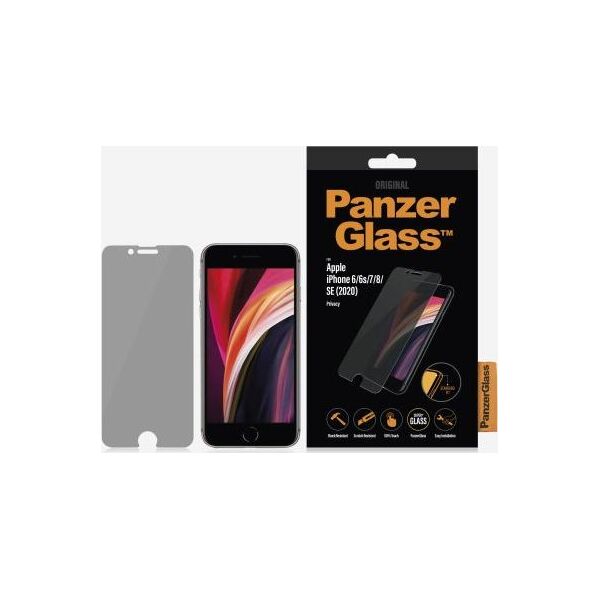 PanzerGlass Szkło hartowane do iPhone 6/6s/7/8/SE (2020) Privacy (P2684)
