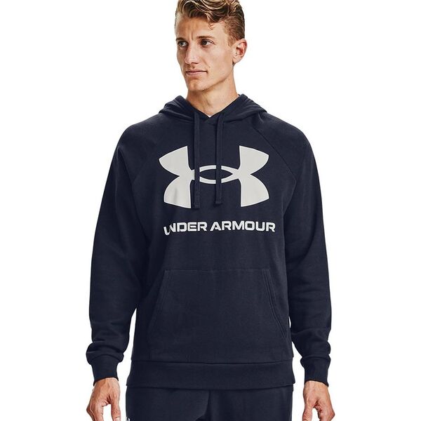 Under Armour Bluza męska Rival Fleece Big Logo HD granatowa r. L (1357093 410)