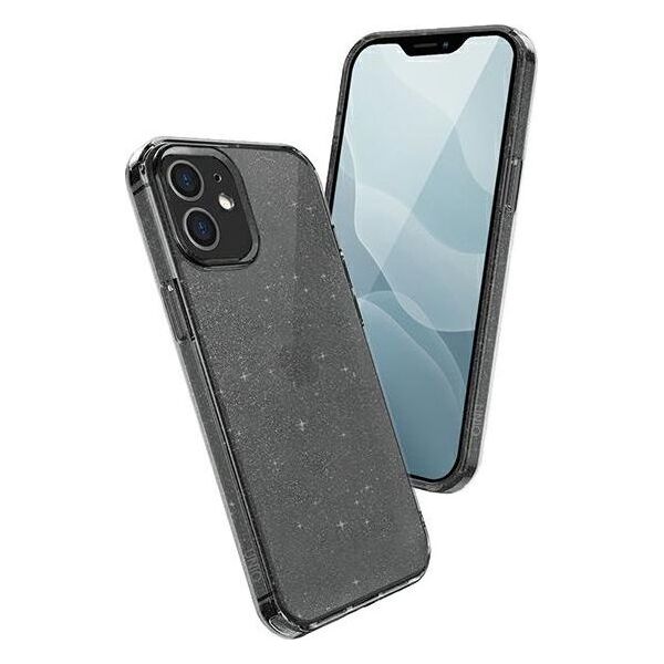 Uniq UNIQ etui LifePro Tinsel iPhone 12 mini 5,4" czarny/vapour smoke