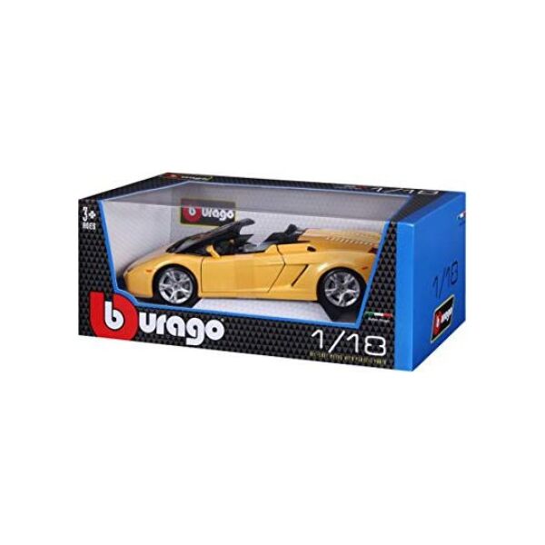 Bburago Bburago 18-12016 - Gold Collezione 1:18 Lamborghini Gallardo Spyder żółty