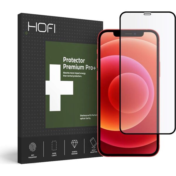 Hofi Glass SZKŁO HARTOWANE HOFI FULL PRO+ IPHONE 12/12 PRO BLACK