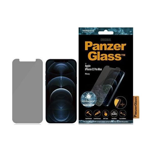 PanzerGlass Szkło hartowane do iPhone 12 Pro Max Privacy Standard Fit (P2709)