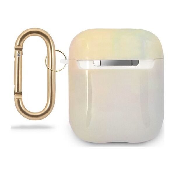 Guess Etui ochronne GUACA2TPUMCGG01 Tie&Dye Collection do AirPods 1/2 różowe