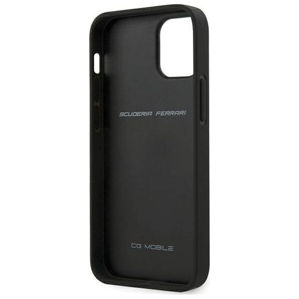 Ferrari Ferrari FESNECHCP12SBK iPhone 12 mini 5,4" czarny/black hardcase On Track PU Carbon