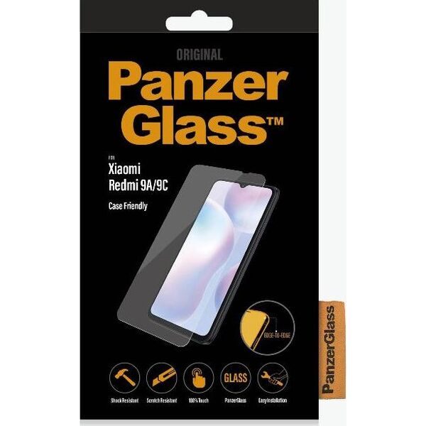 PanzerGlass Szkło hartowane do Xiaomi Redmi 9A / 9C Case Friendly (8032)