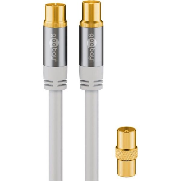 Goobay Kabel antenowy koncentryczny 135 dB ekranowany pozłacany HQ 3m