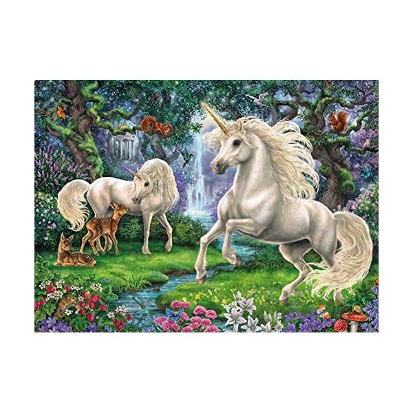 Ravensburger Puzzle  Tajemnicze jednorożce (12838)