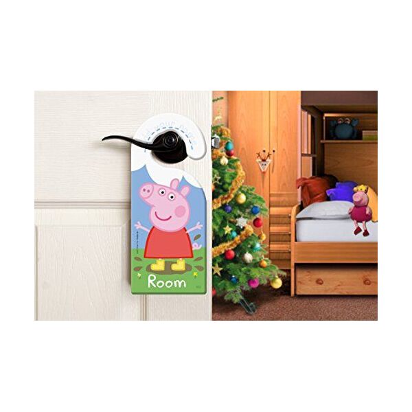 Ravensburger Ravensburger 5534 Peppa Wutz Świąteczne puzzle z zawieszeniem na drzwi, 32 elementy
