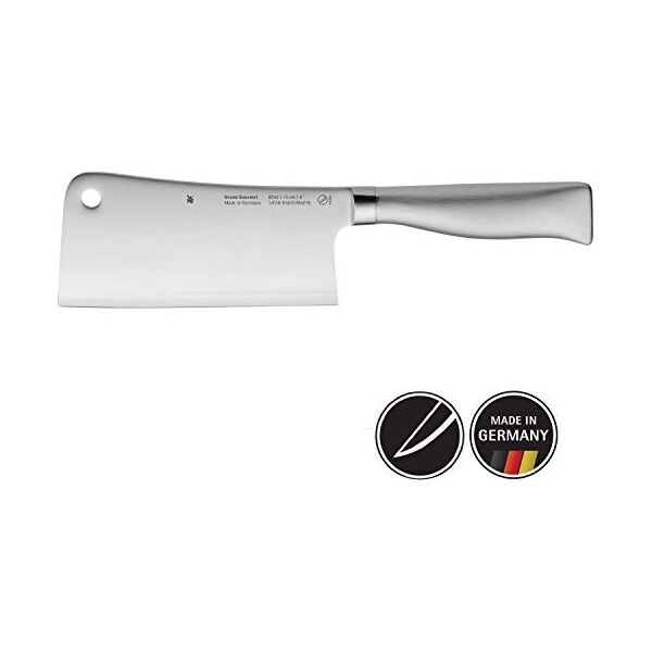 WMF Chiński tasak WMF Grand Gourmet 28,5 cm, specjalna stal ostrza, kuty nóż, cięcie wydajności, ostrze 15 cm
