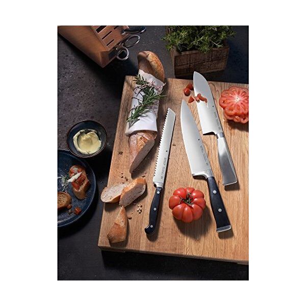 WMF Chiński tasak WMF Grand Gourmet 28,5 cm, specjalna stal ostrza, kuty nóż, cięcie wydajności, ostrze 15 cm