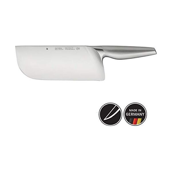 WMF WMF Chef's Edition Chiński nóż szefa kuchni 31,5 cm, specjalna stal ostrza, kuty nóż, cięcie wydajności, drewniana obudowa, ostrze 20 cm