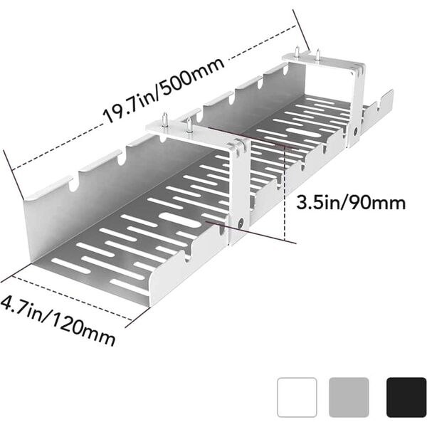 Organizer Spacetronik Uchwyt Szary 1 sztuka  (1)