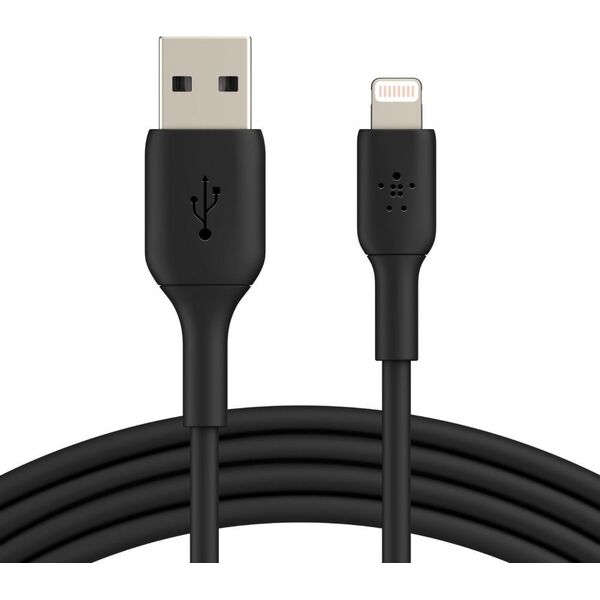 Kabel USB Belkin USB-A - Lightning 3 m Czarny (CAA001BT3MBK)