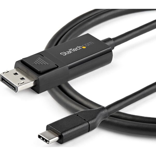 Kabel USB StarTech USB-C - DisplayPort 1.2 m Czarny (CDP2DP2MBD)