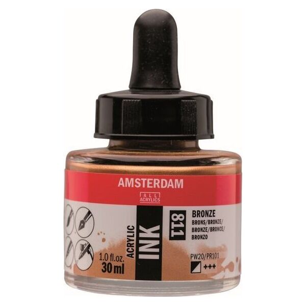 Artequipment AMSTERDAM ACRYLIC INK 30 ml - BRONZE uniw